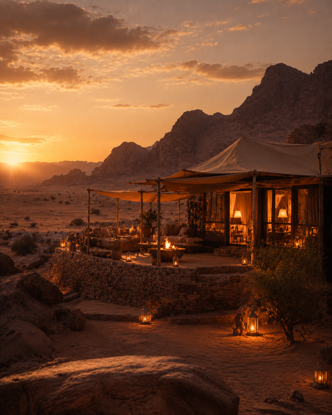 Dar Sahra in Wadi Rum, Jordan