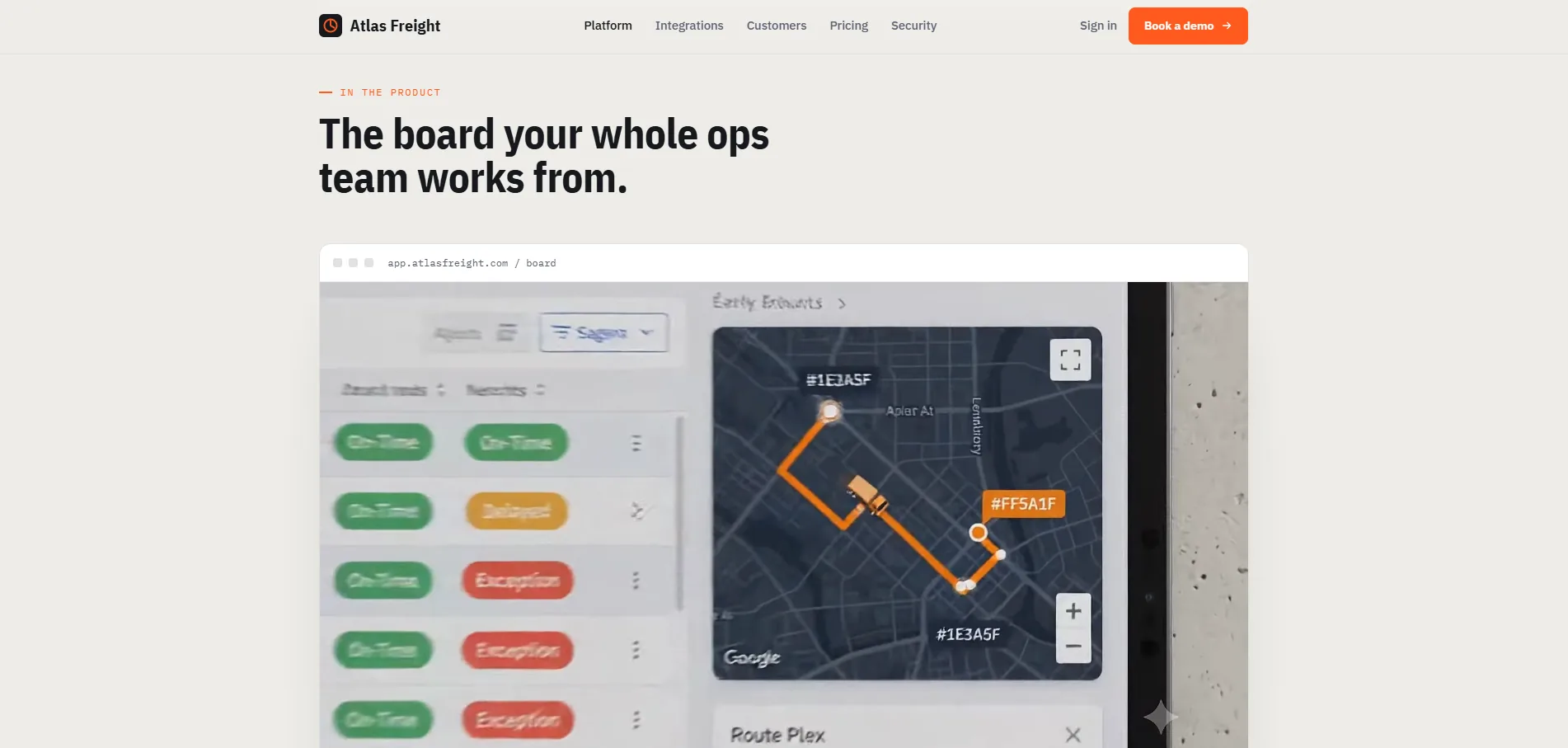 Atlas Freight · Integrations