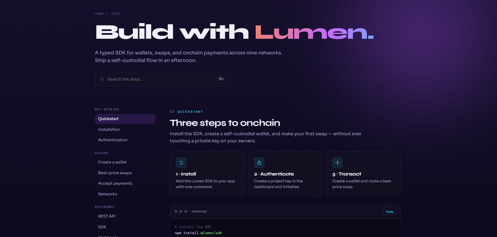 Lumen — Screen 4