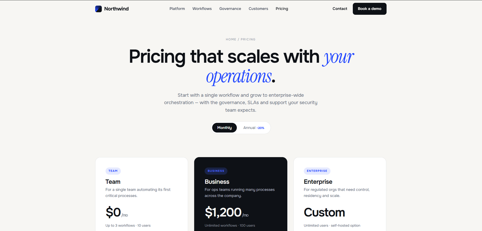 Northwind — Screen 4
