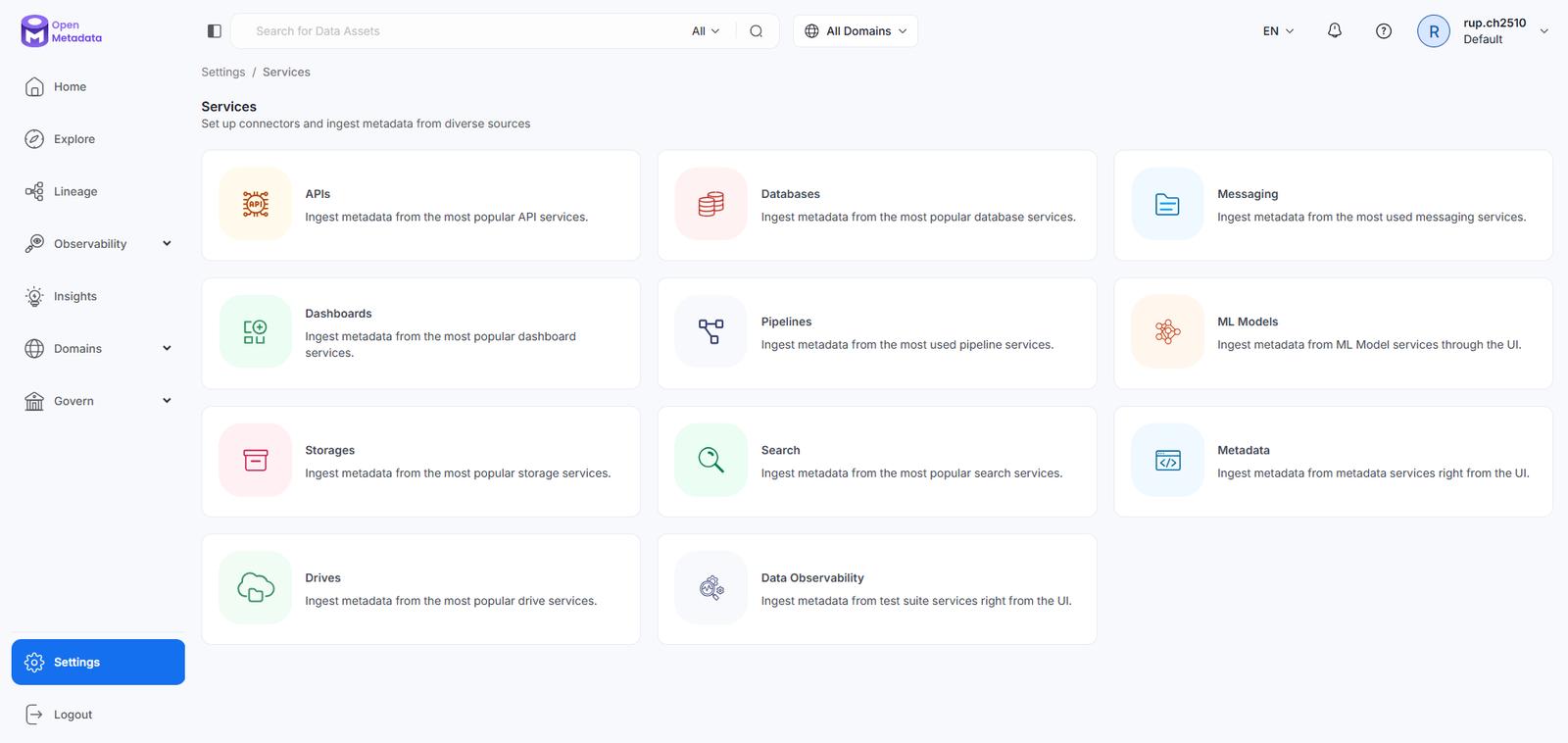 OpenMetadata — Screen 4