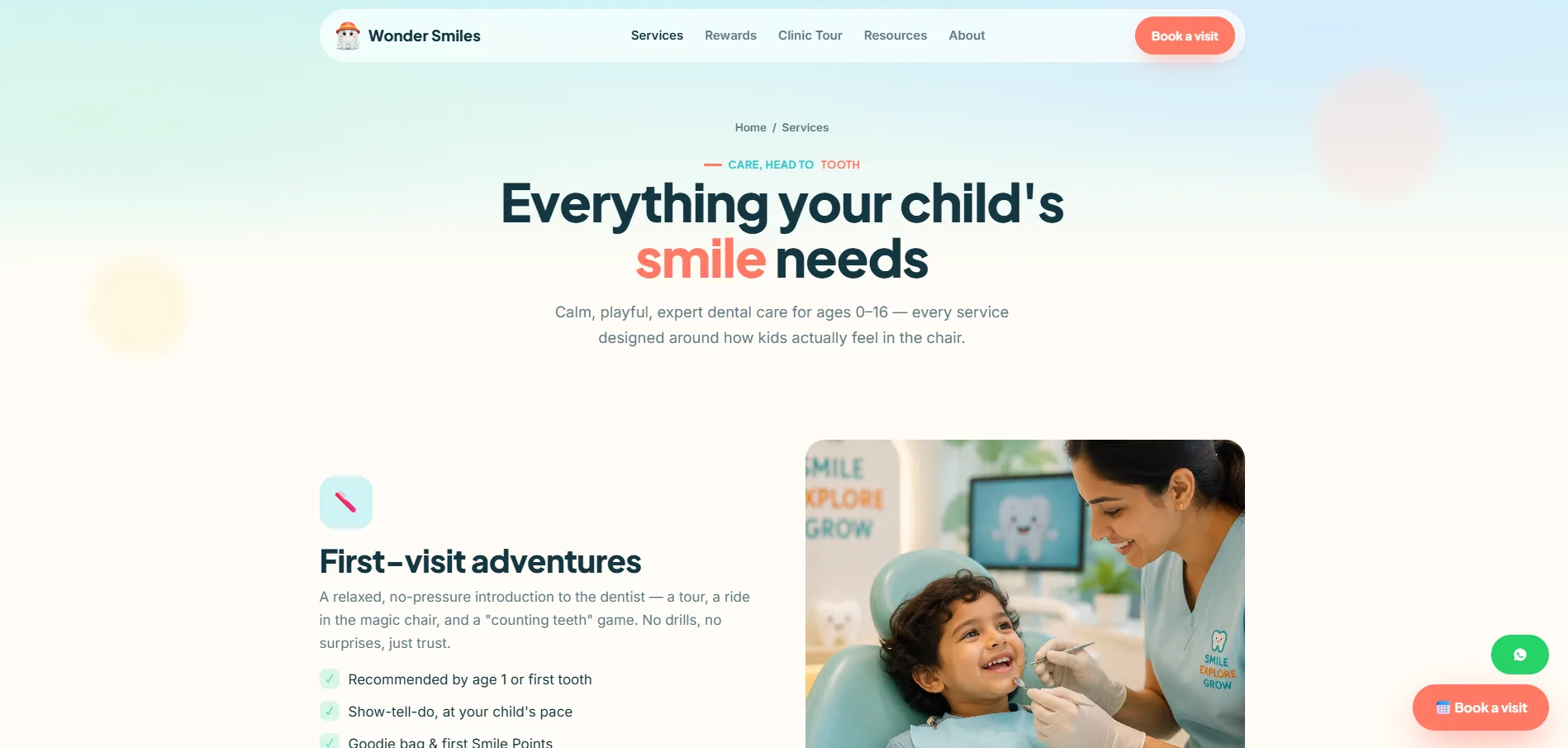 Wonder Smiles · Screen 4