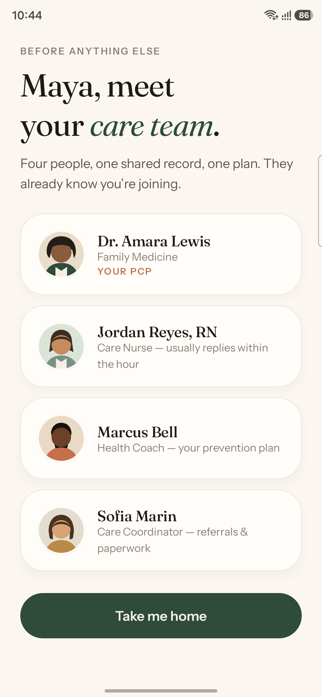 Meet your care team