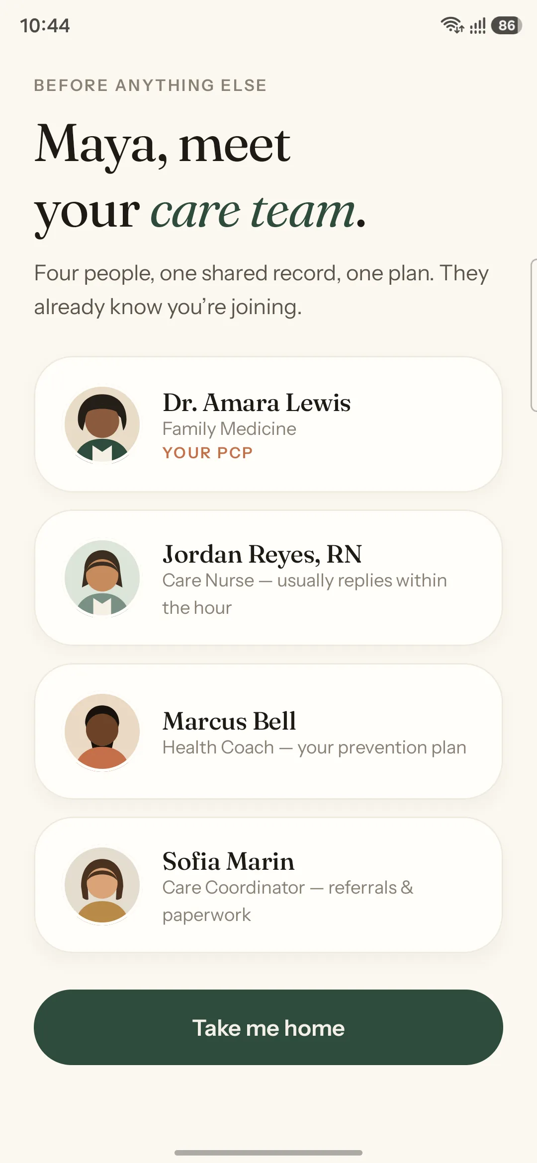 Meet your care team