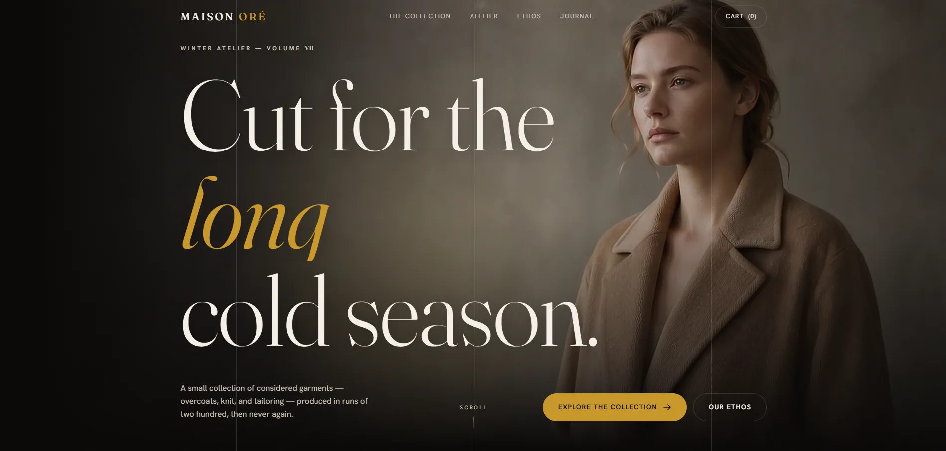 MAISON ORÉ: The Winter Atelier