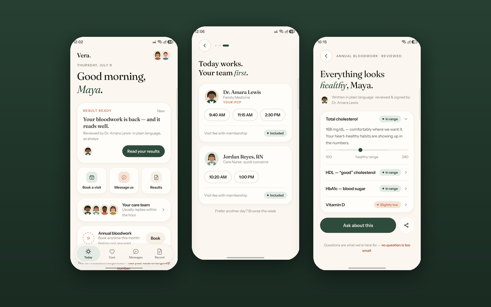 Vera — native Android member app for primary care