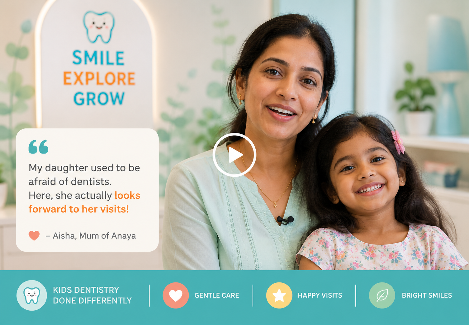 Aisha and her child at Wonder Smiles
